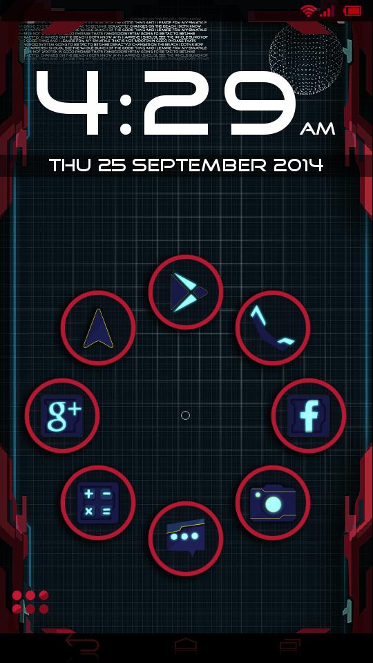 Smart Launcher Blue Gamer