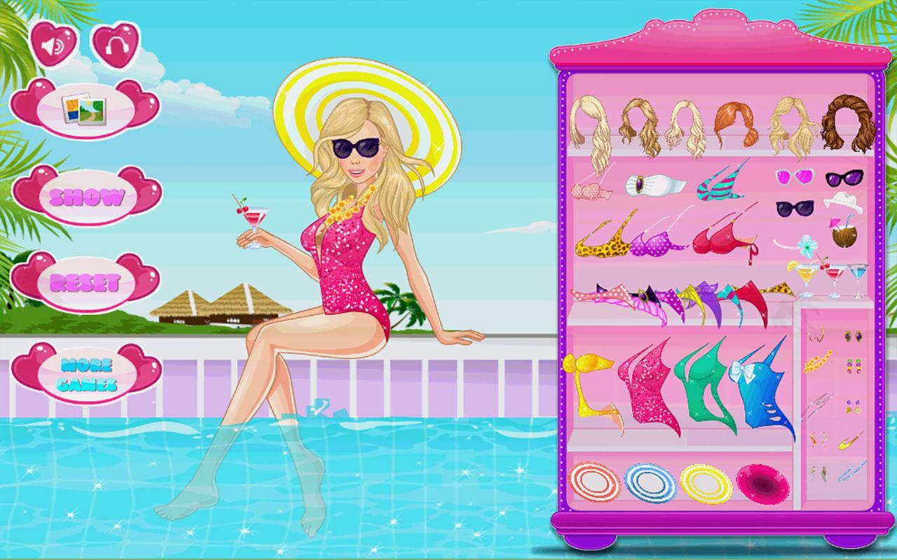 At the Pool Dress Up