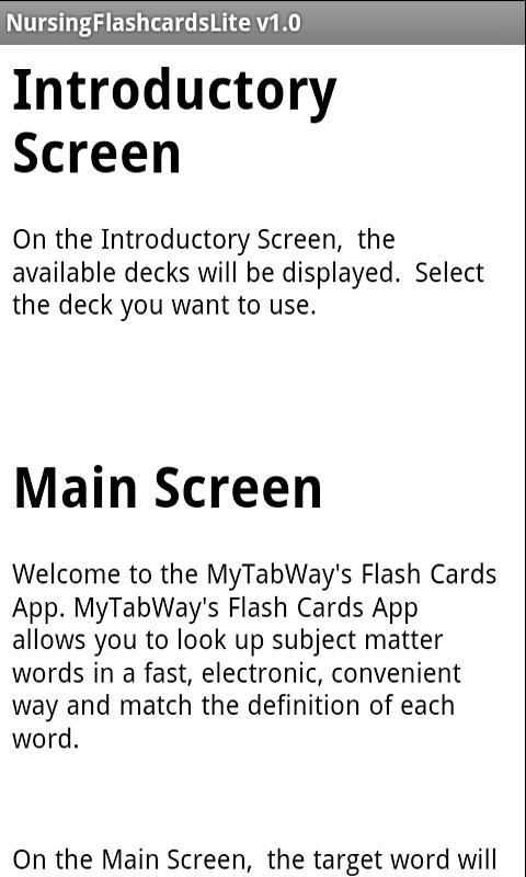 Nursing Flashcards Lite