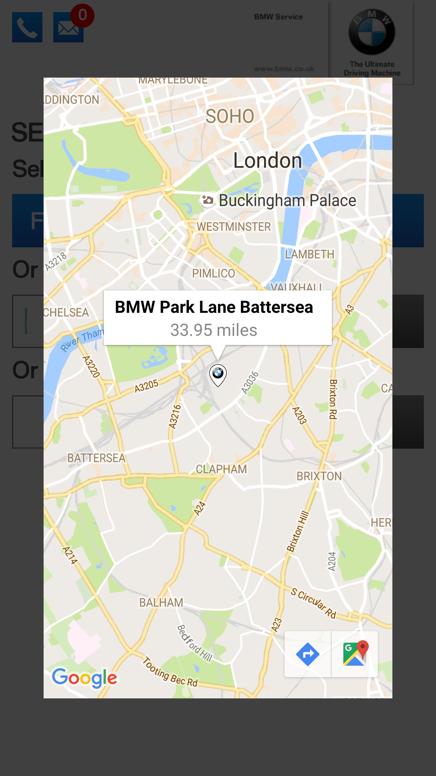 BMW Service Booking