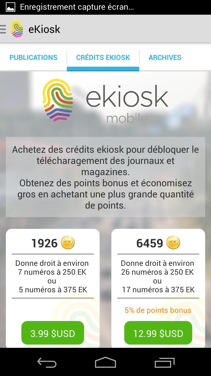ekiosk mobile