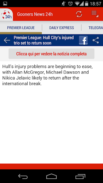 24h News for Arsenal