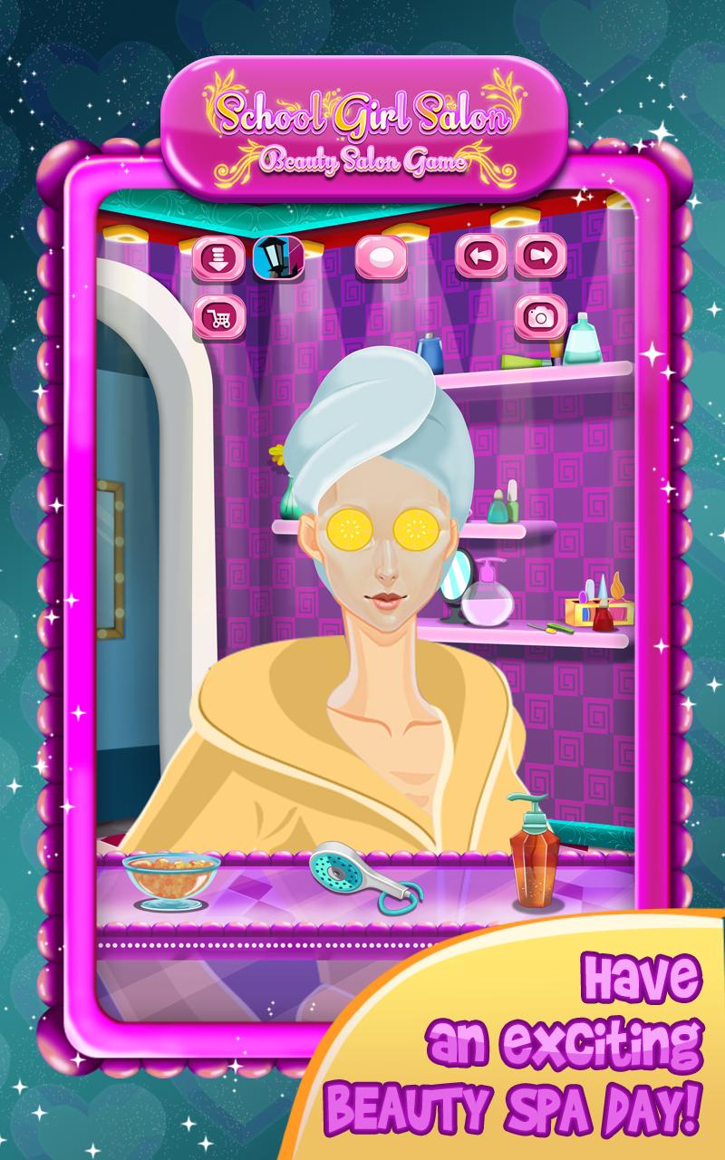 School Girl Beauty Salon Game