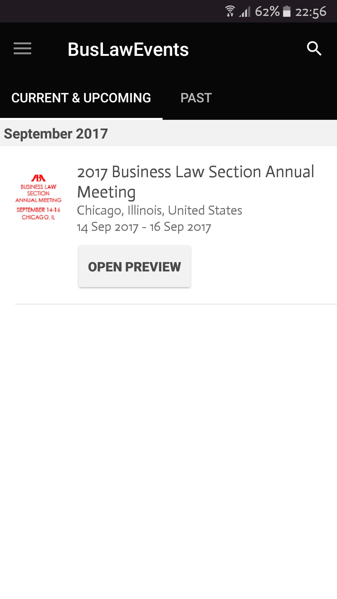 ABA Business Law Events