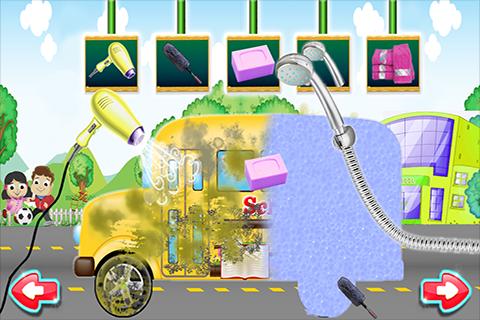 School Bus Wash Salon