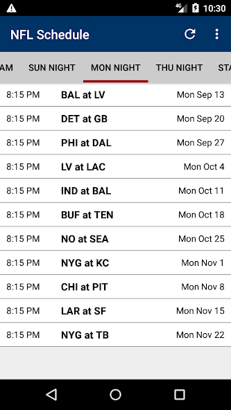 2024 Football Schedule (NFL)