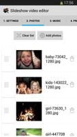 Slideshow video editor