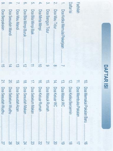 Doa & Dzikir Sehari-hari