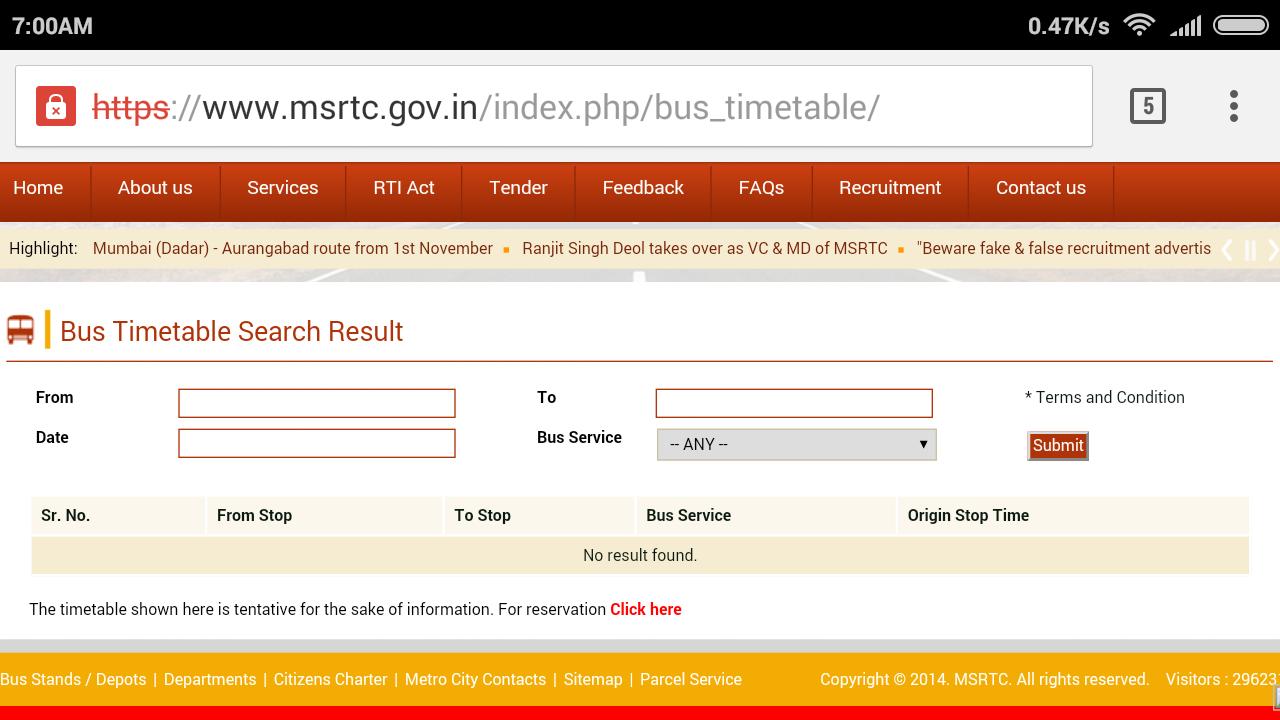 Book MSRTC Online Ticket