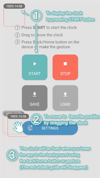 Overlay Digital Clock