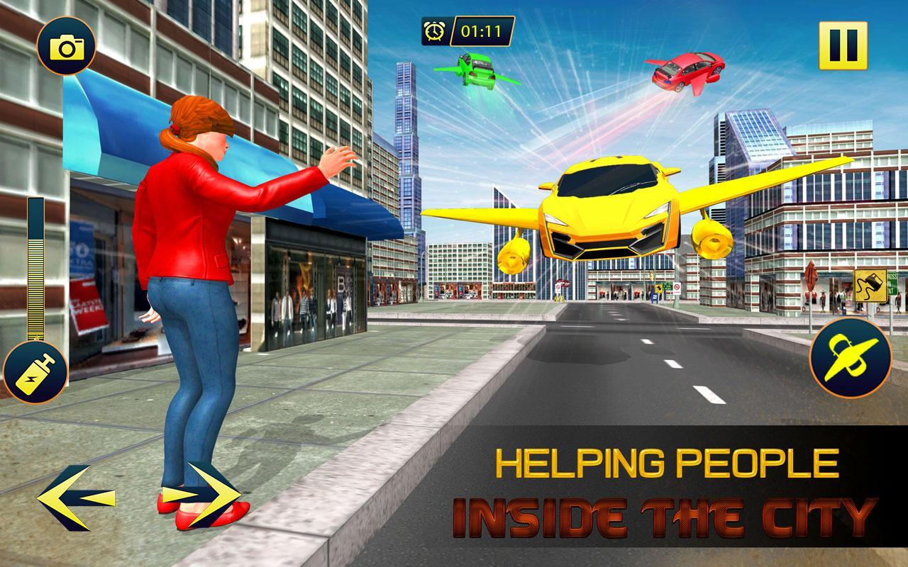 Flying Car Transformation Shooting