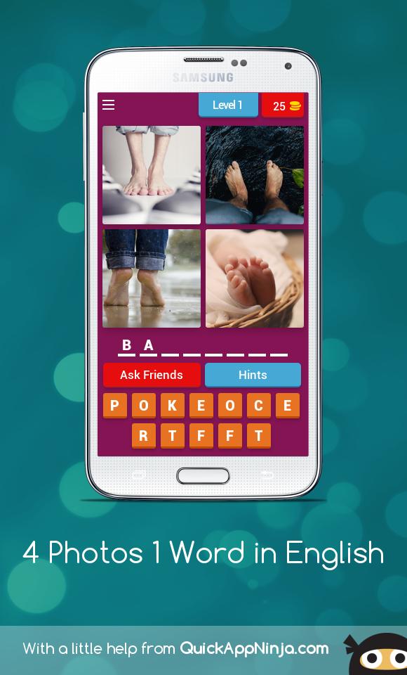 4 Photos 1 Word in English