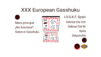 XXX European Gasshuku - IOGKF