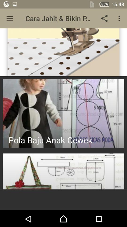 Cara Jahit & Bikin Pola Termudah