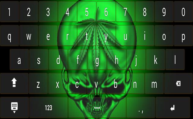 Marijuana 3D Keyboard Themes
