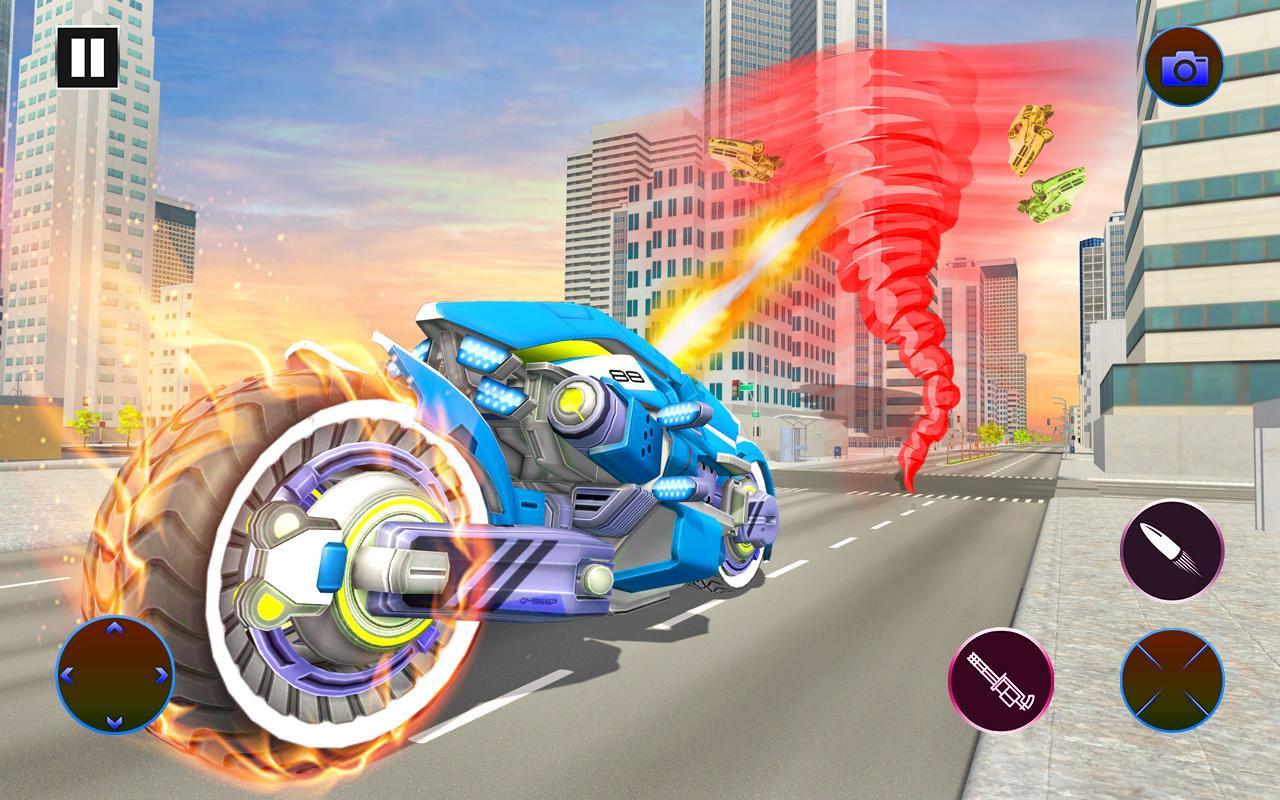 Police Tornado Robot