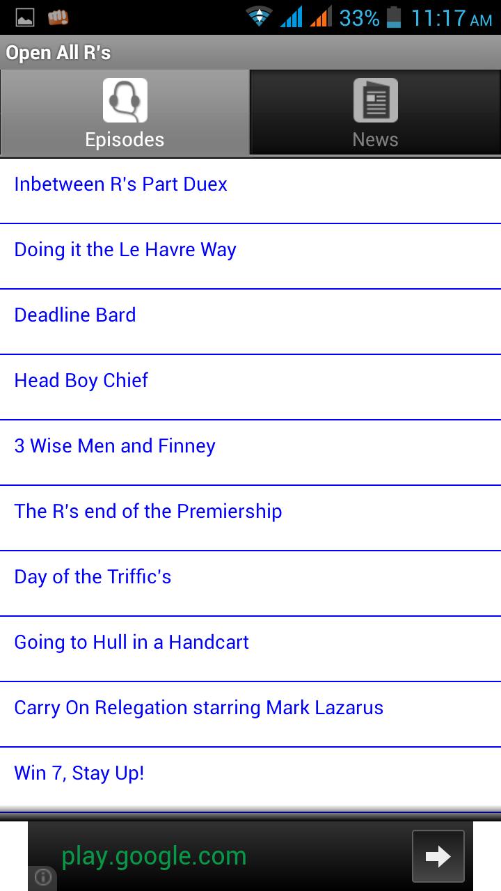 Open All R's - QPR Podcast App