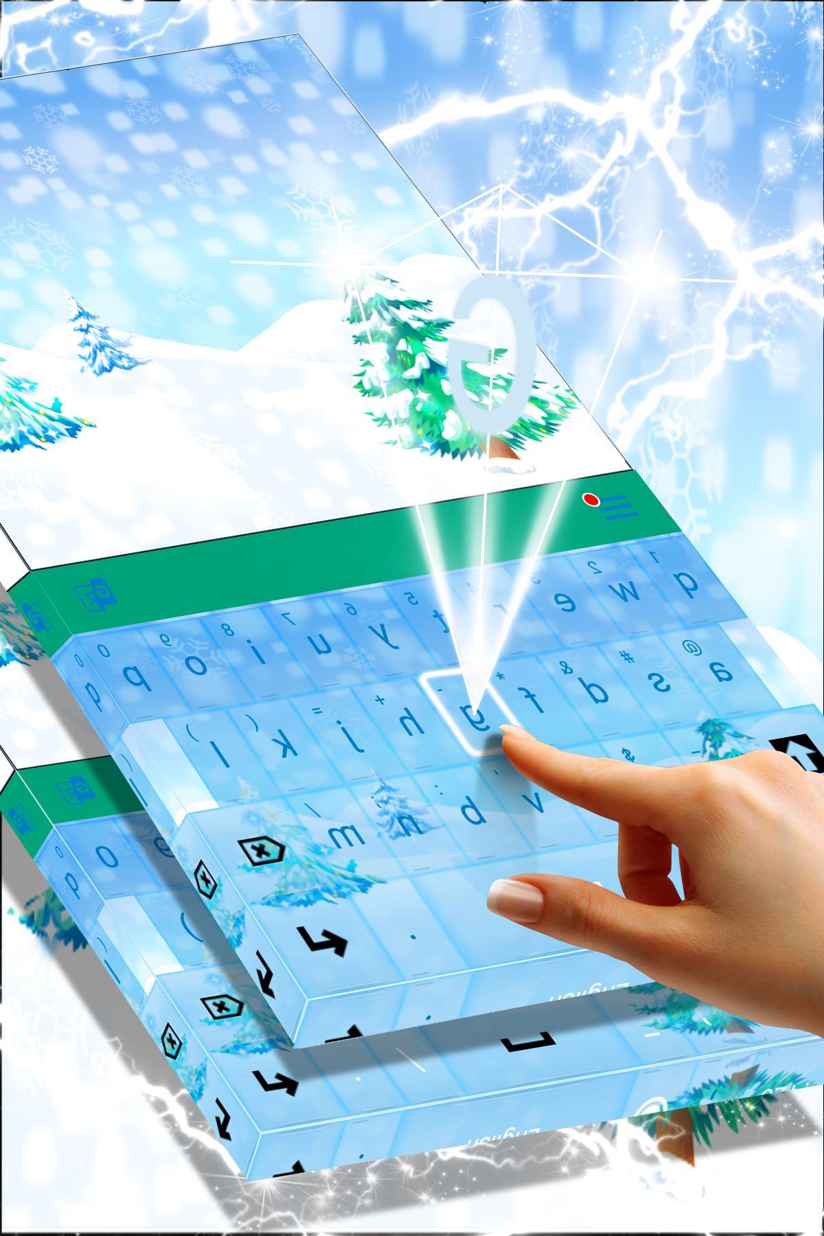 Winter Snow Keyboard Theme