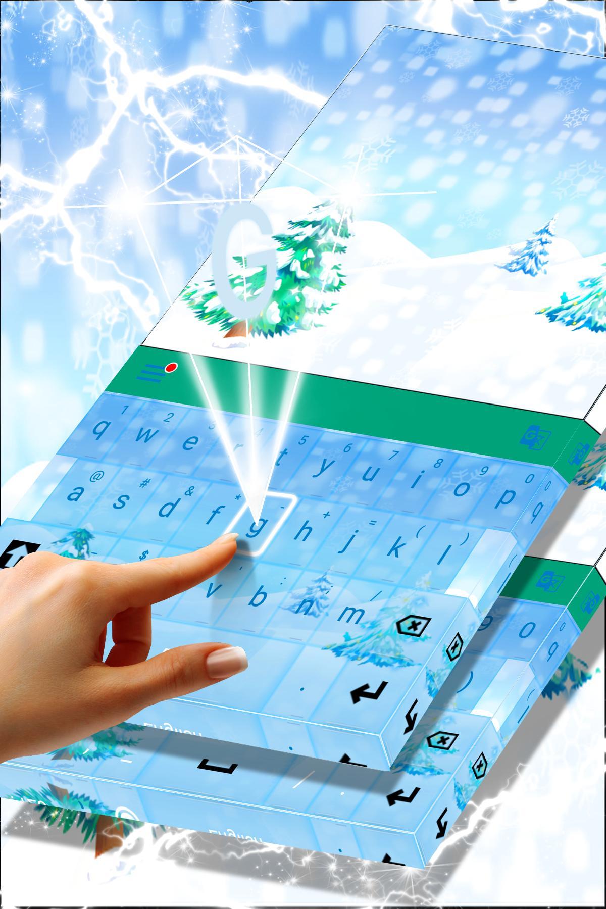 Winter Snow Keyboard Theme