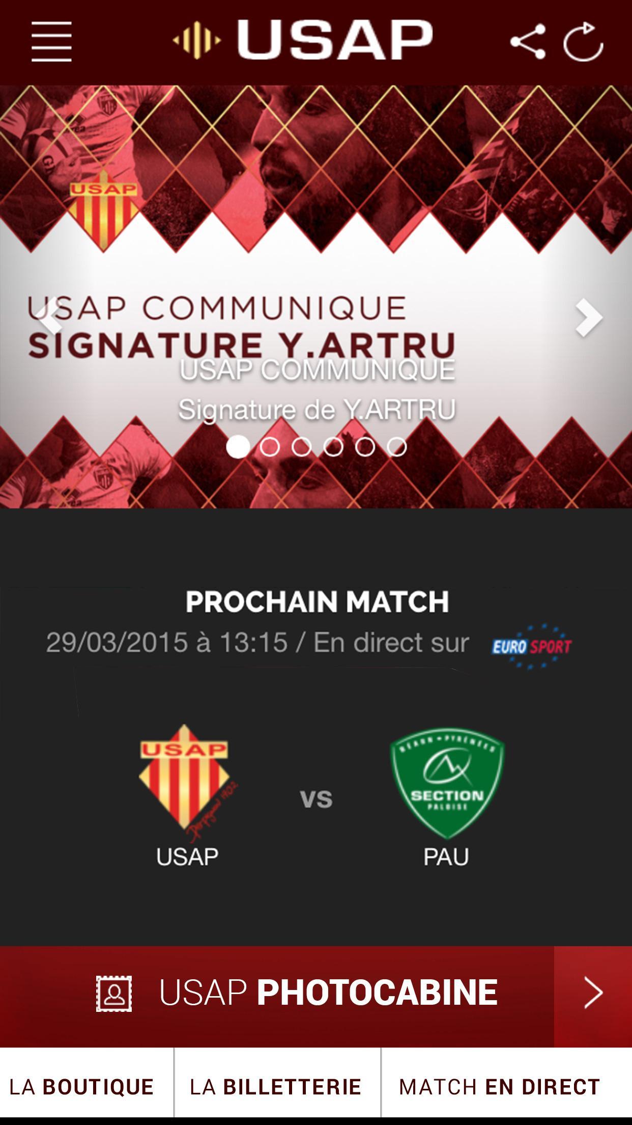 USAP Officiel