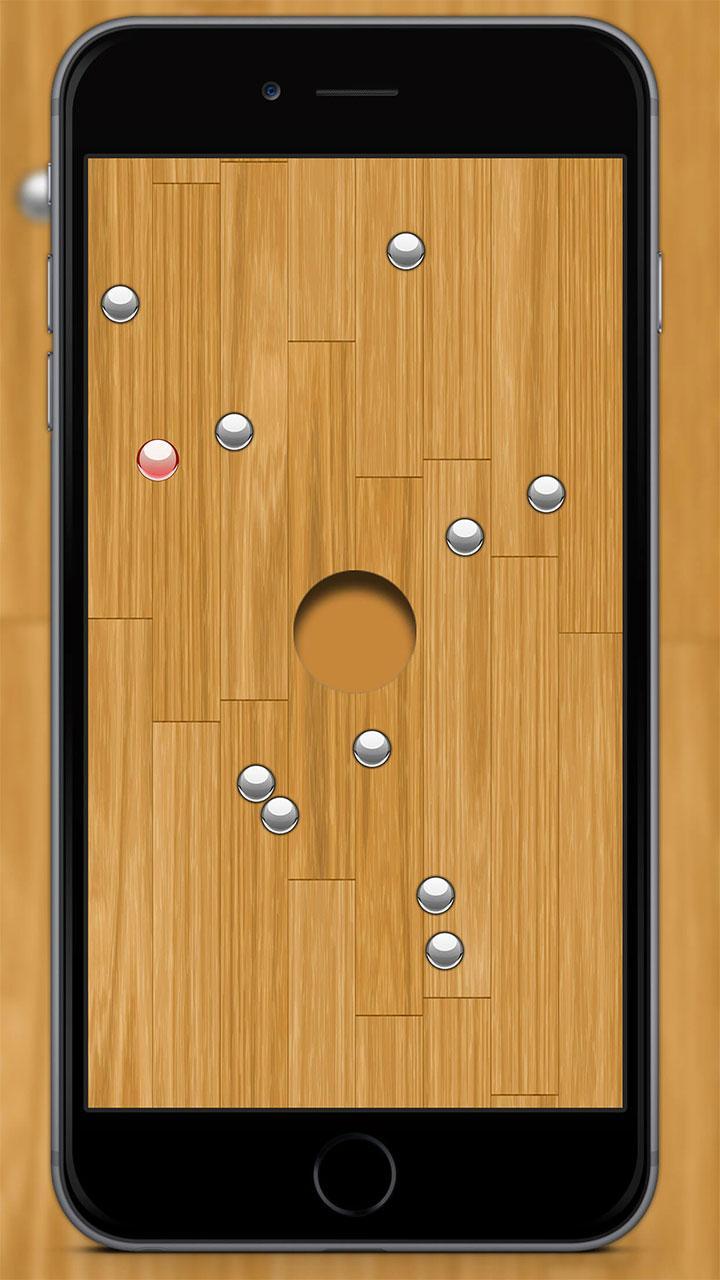 Roll Balls in the Hole