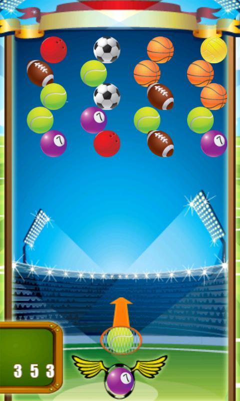 Bubble Shooter Sports