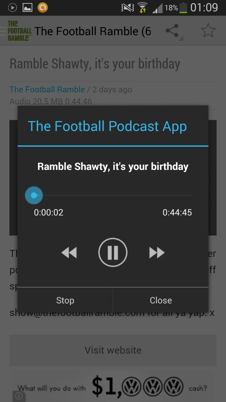 The Football Podcast App