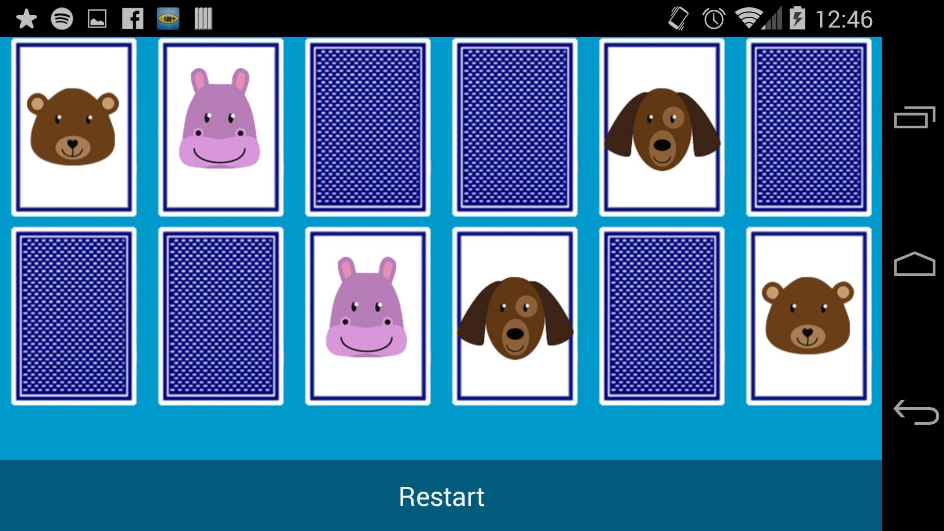 Kids Memory - Pig and Pigeon