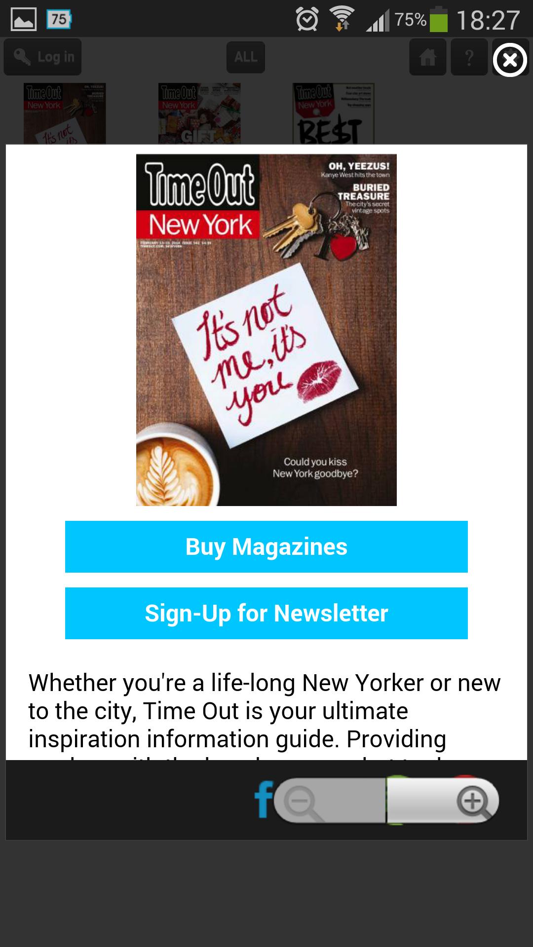 Time Out New York Magazine