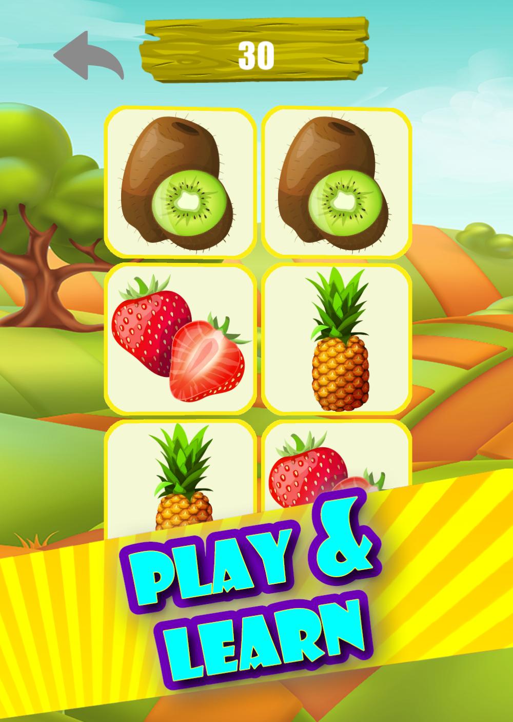 Fruits Cards Match