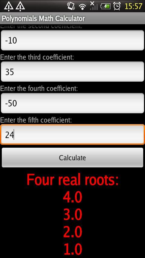 Polynomials Math Calculator