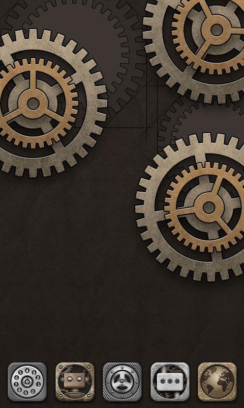 Metal X GO Launcher Theme