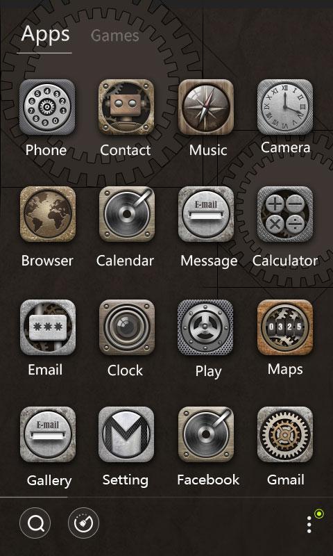 Metal X GO Launcher Theme