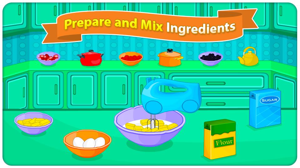 Berry Sponge Cooking Games