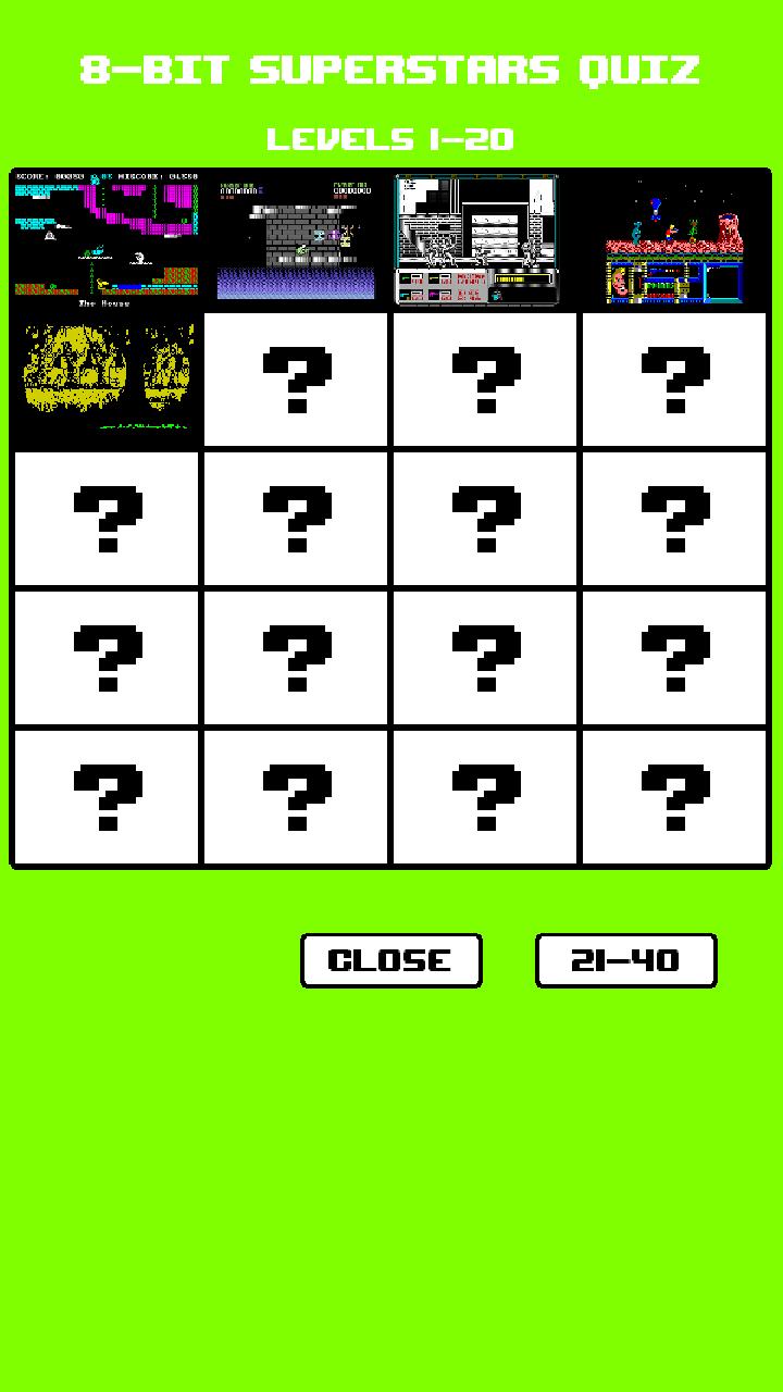 8-bit Superstars: Retrogame Quiz