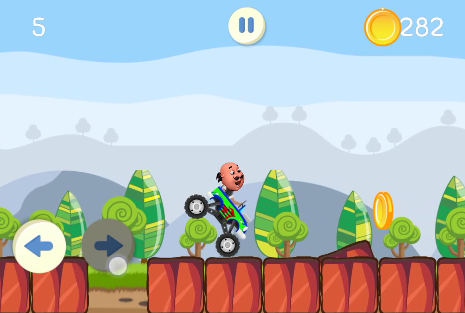 Motu Patlu Moto Running Race