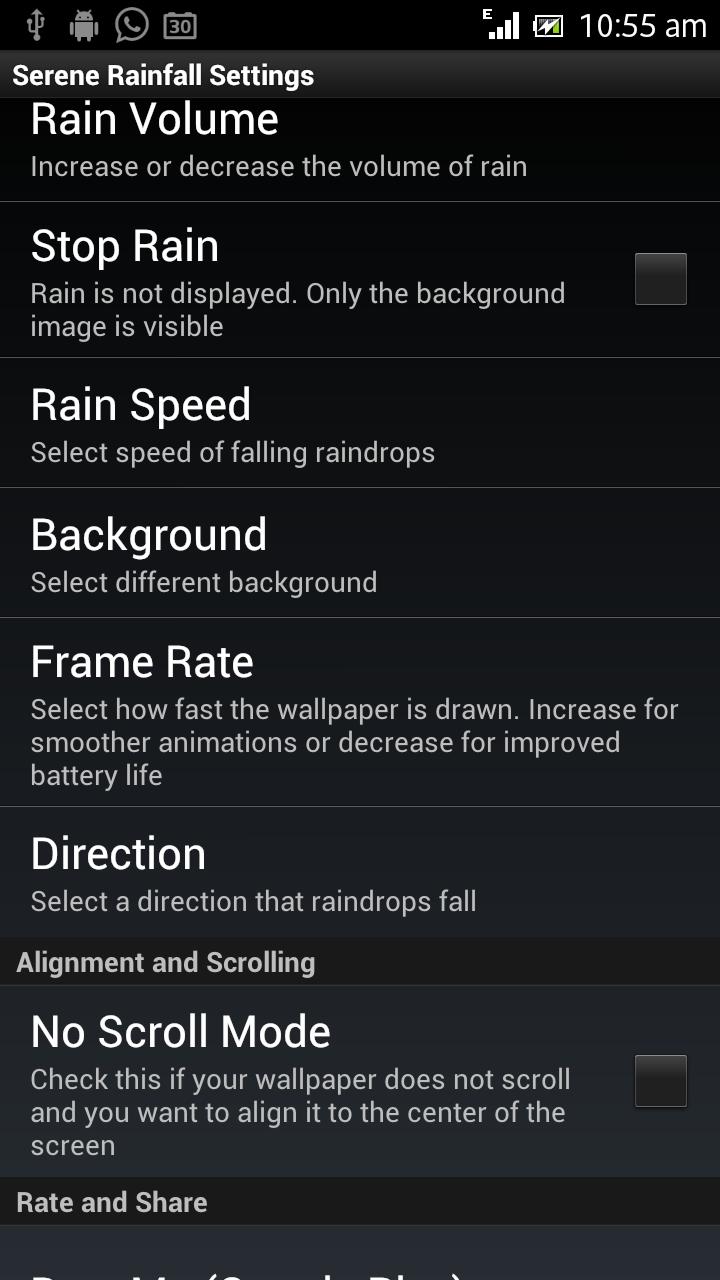 Serene Rainfall Live Wallpaper