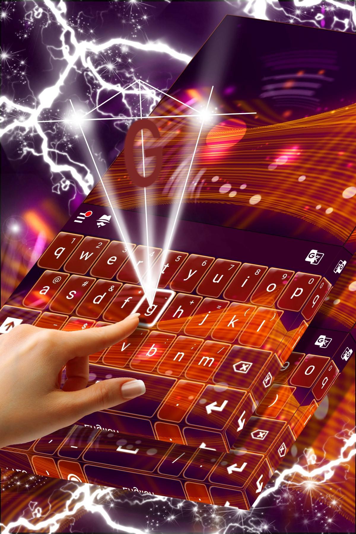 Color Wave Keyboard Theme