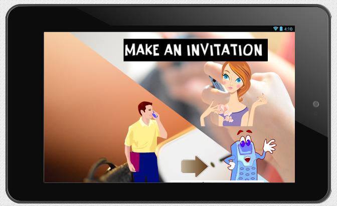 Learning english spoken invite