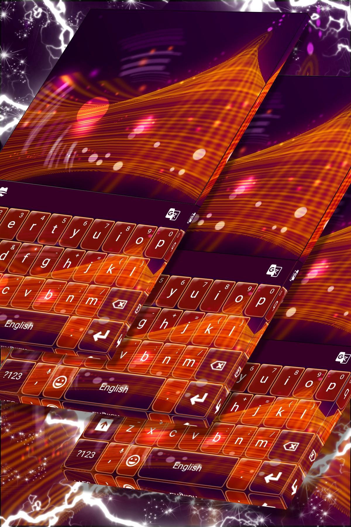 Color Wave Keyboard Theme