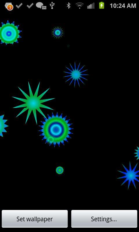StarBurst Live Wallpaper