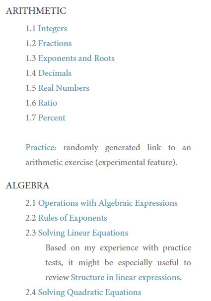 GRE MathPrep from Khan Academy