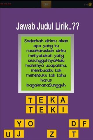 Tebak Lirik Ayu Ting Ting