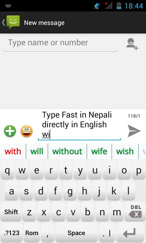 Nepali Roman Keypad IME