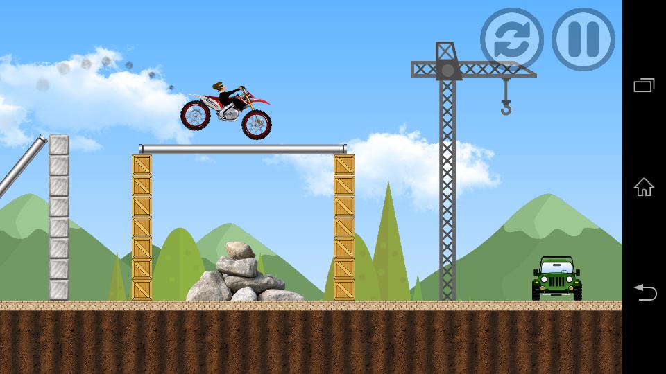 Up Biker Hill Climb Racing