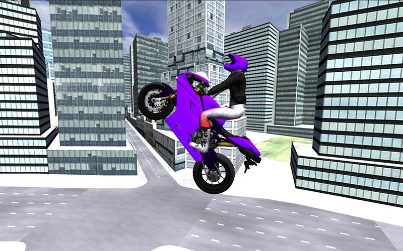 Motorbike Driving 3D City