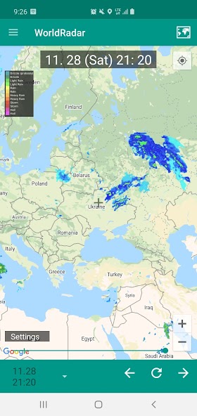 World Rain Radar