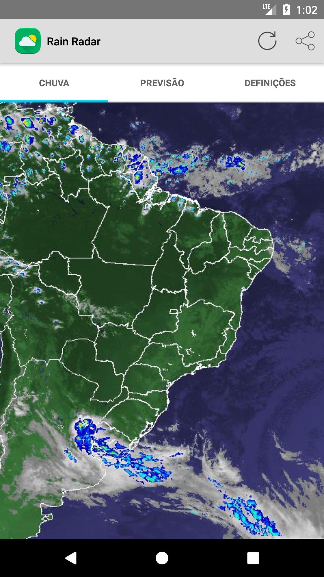 Rain Radar Brazil