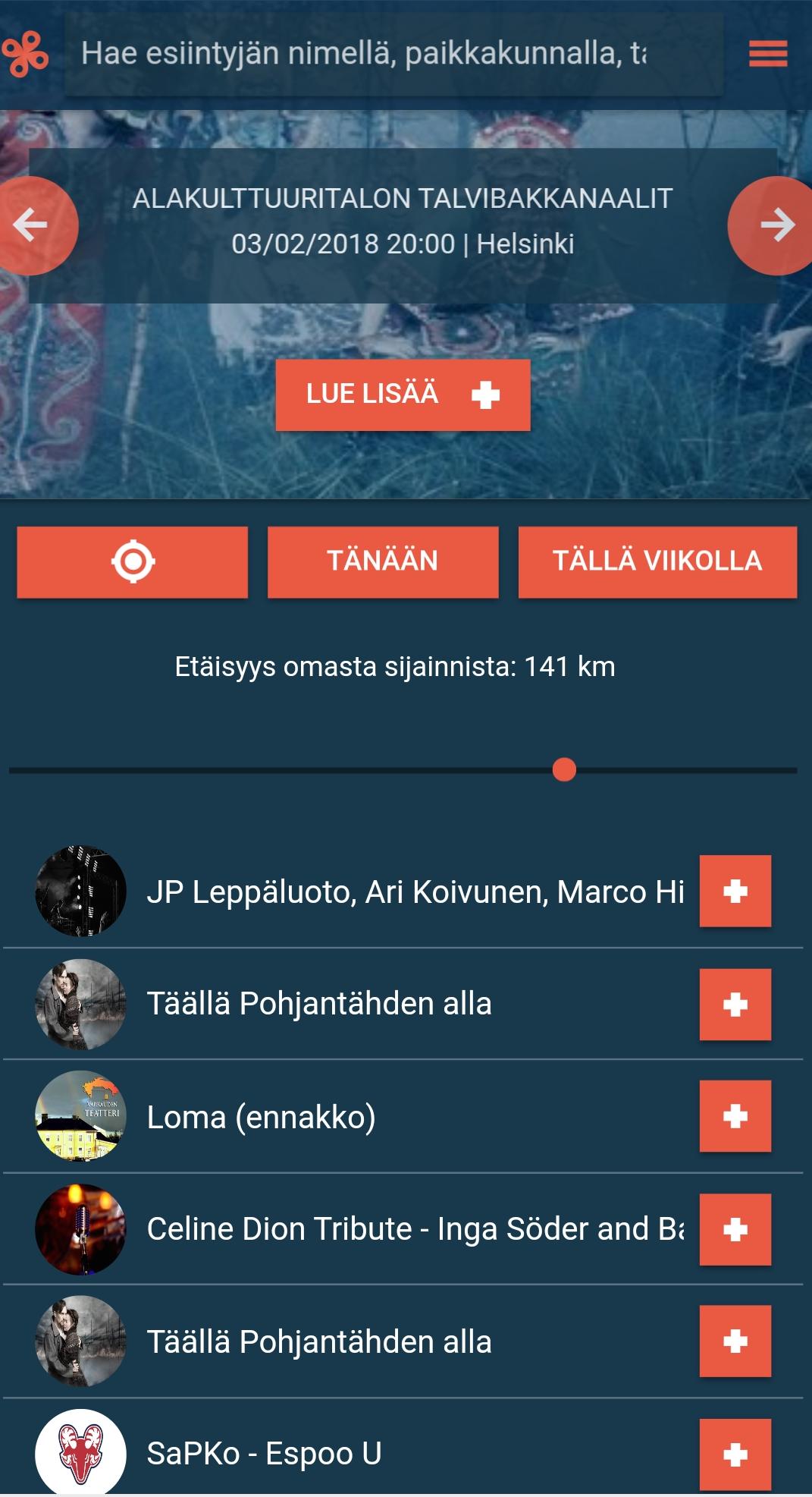 Tapahtumapalvelu Tonight