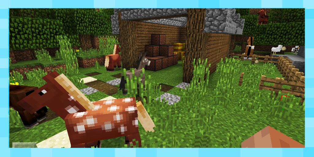 Hide-and-seek Farm Mini-game. Map for MCPE